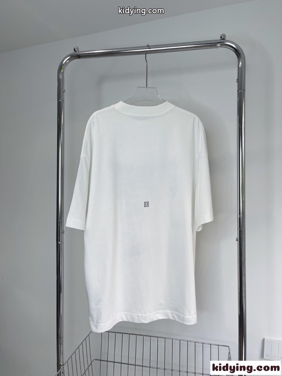 カジュアル ストリート プリント オーバーサイズ ジバンシィ Tシャツ コピー 人気 半袖 トップス 3色あり-3