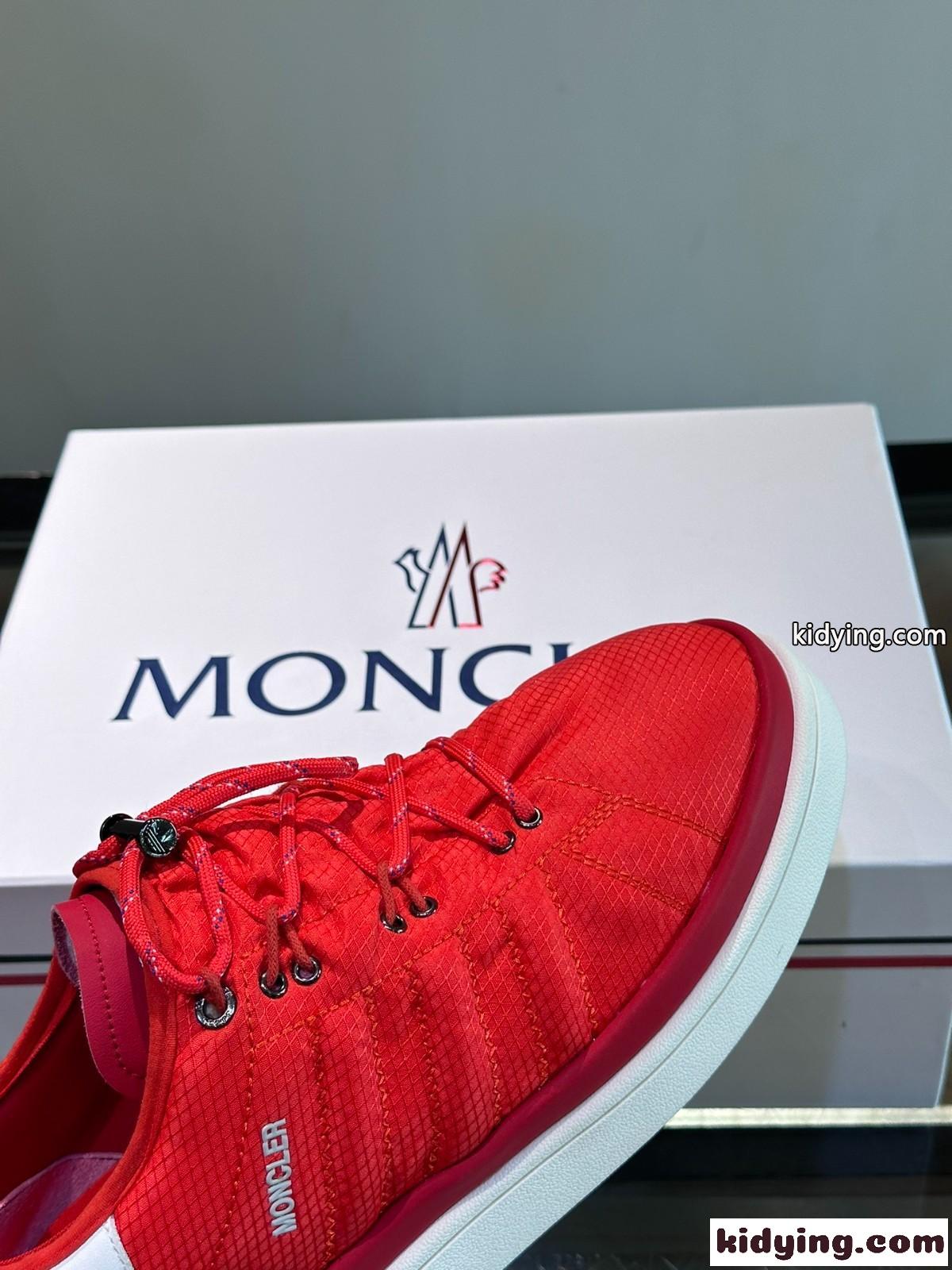 MONCLER X ADIDAS ナイロンスニーカー モンクレール スニーカー スーパーコピー レッド-4