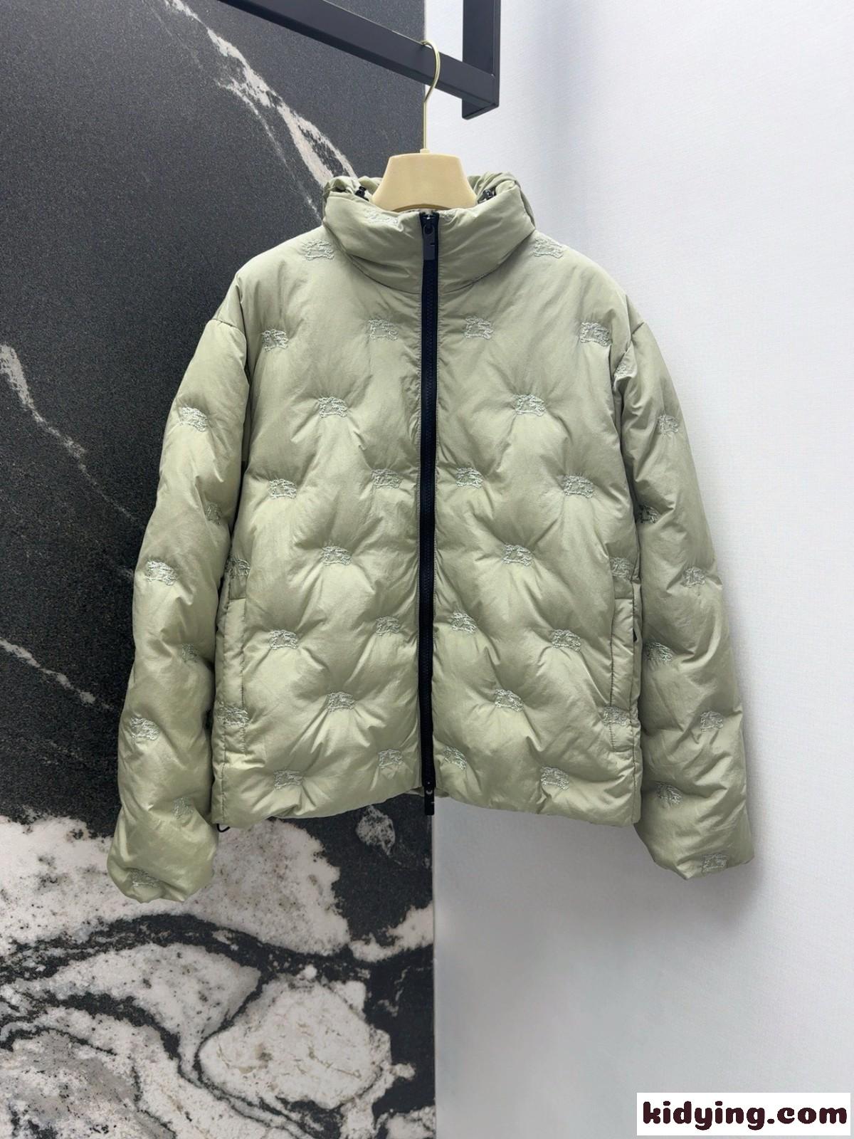 EKD パデッドジャケット バーバリー ダウンジャケット コピー レディース ダウンブルゾン カーキ-2
