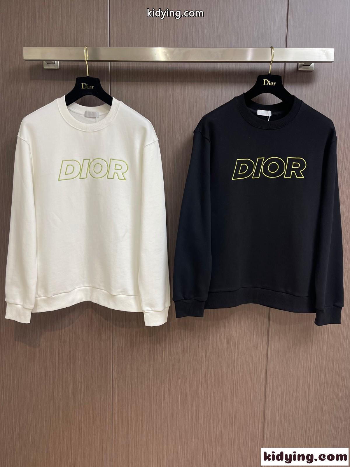 クリスチャン・ディオール パーカー コピー シンプル ロゴ入り スウェットシャツ-0