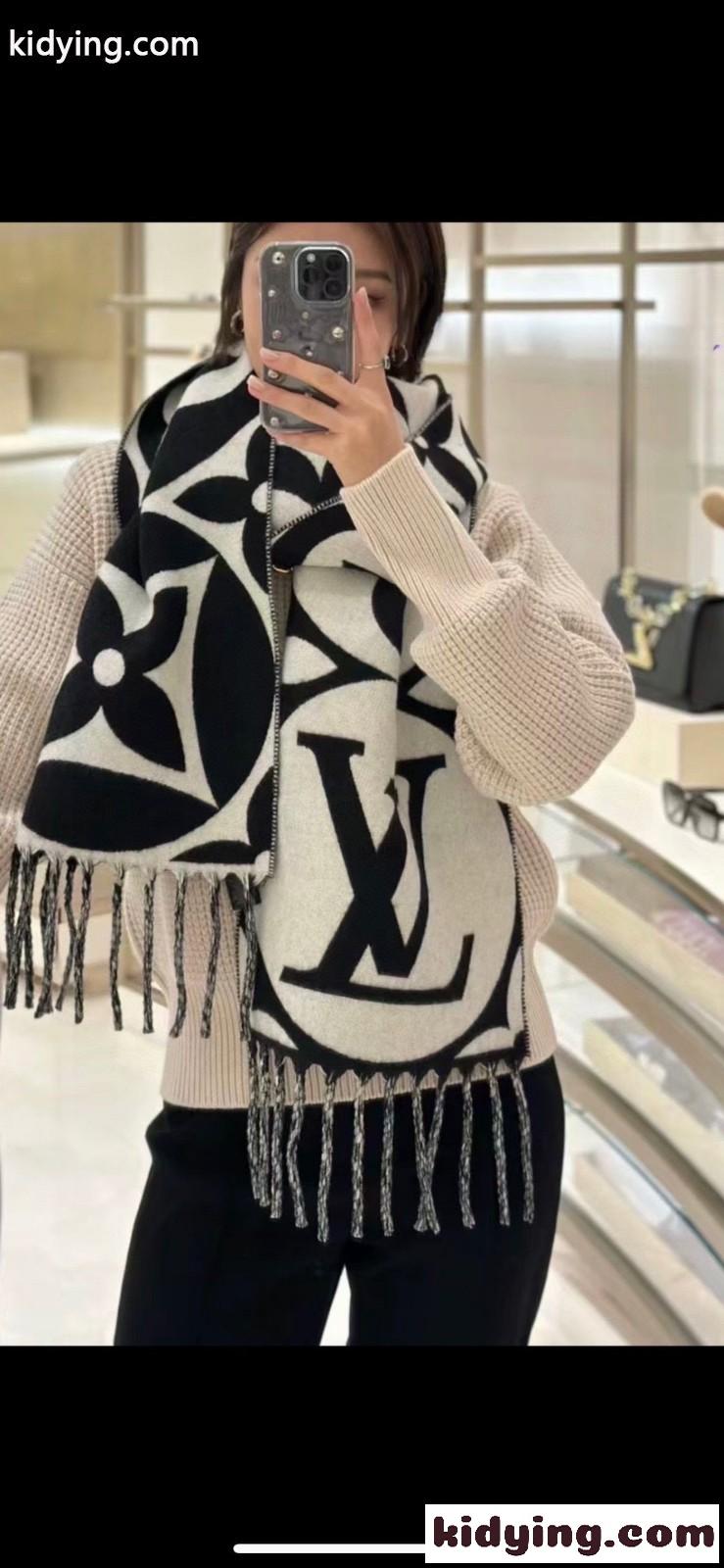 大人気 ルイヴィトン スカーフ コピー マフラー・LV メダリオン ユニセックス-3