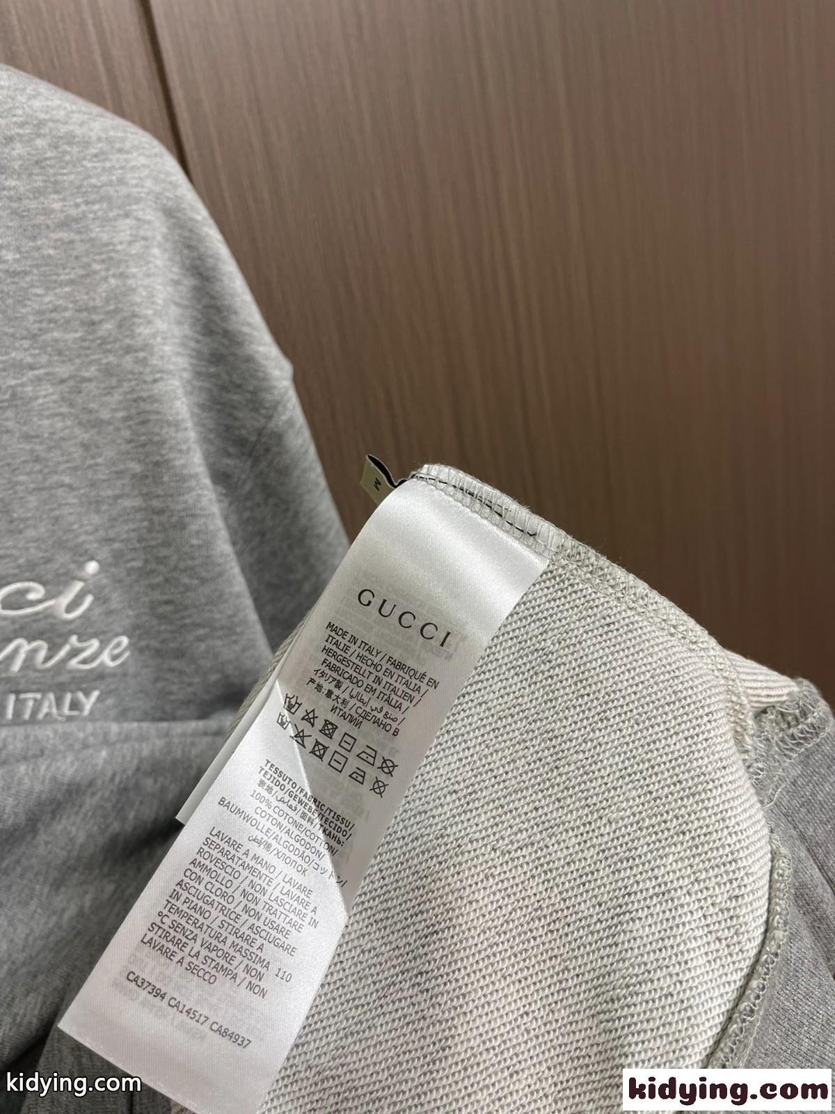 グッチ Tシャツ コピー 定番 ゆったり コットン スウェットシャツ クルーネック-3