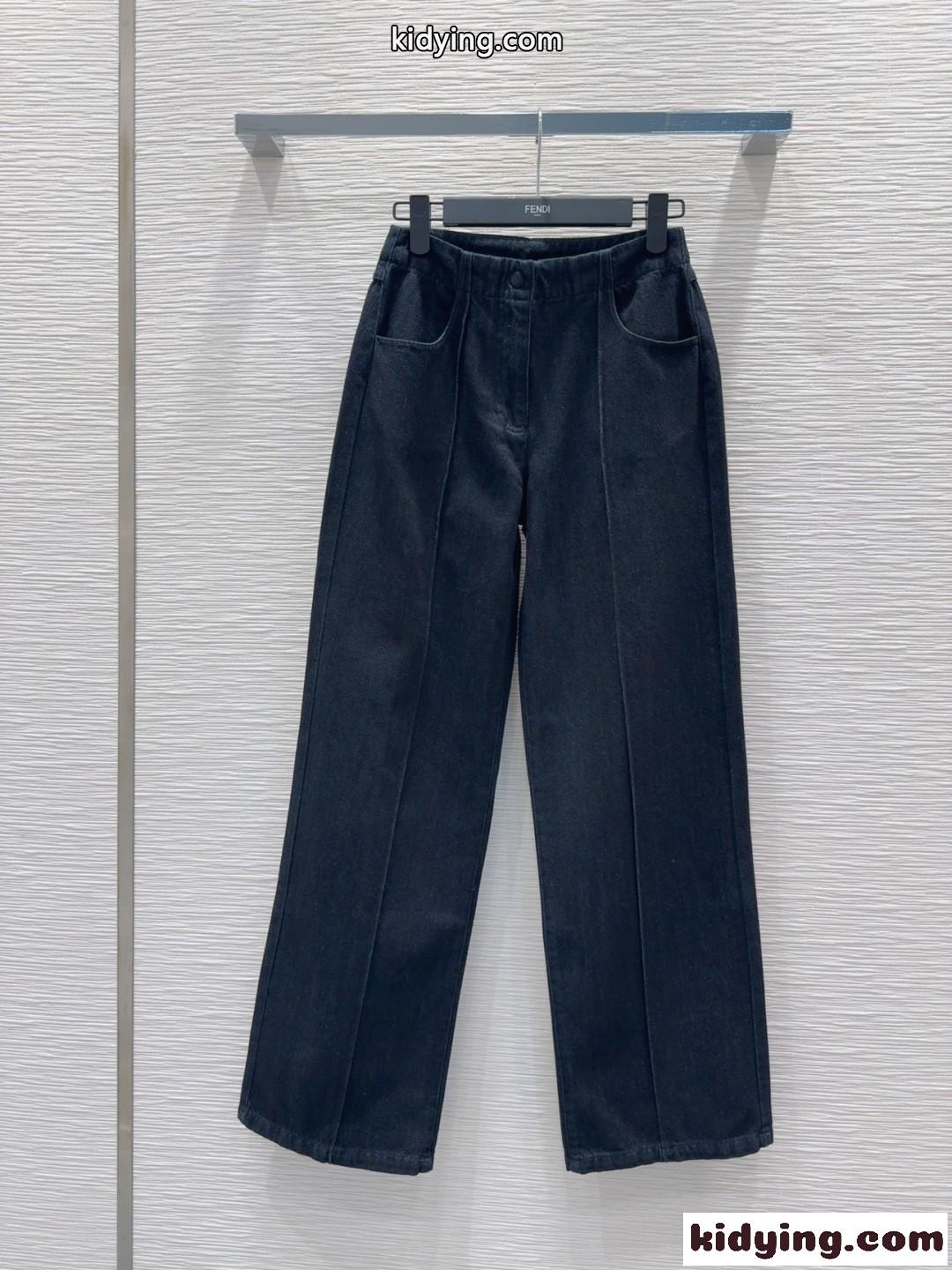 カジュアル お洒落 合わせやすい デニムパンツ フェンディ ジーンズ コピー レディース-0