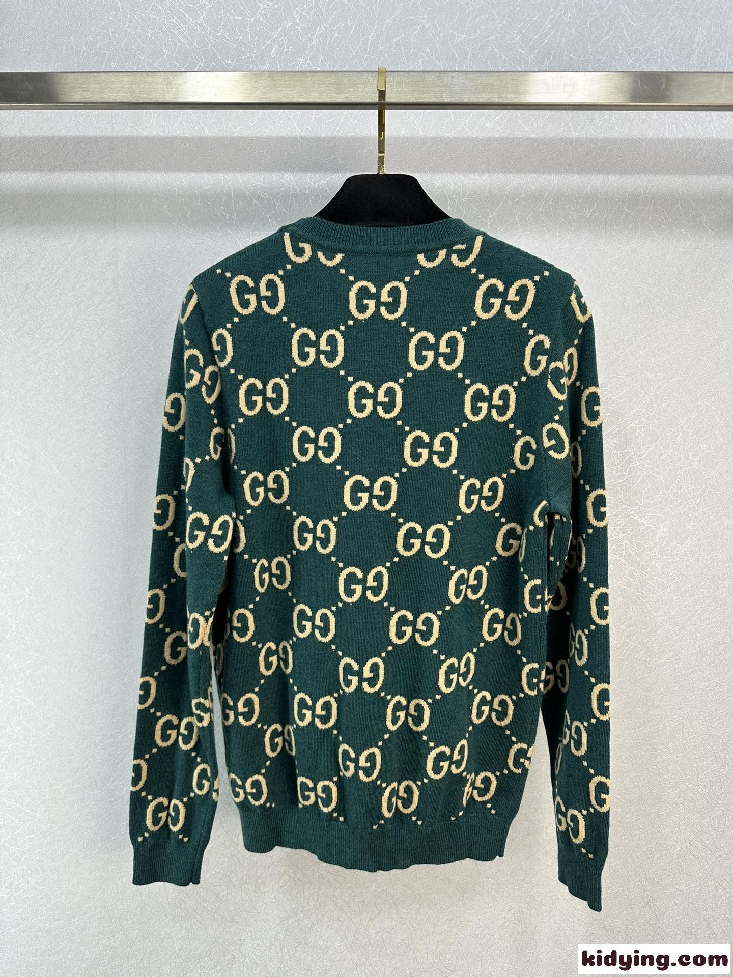 定番 人気 グッチ GGウール ジャカード セーター コピー クルーネック-4