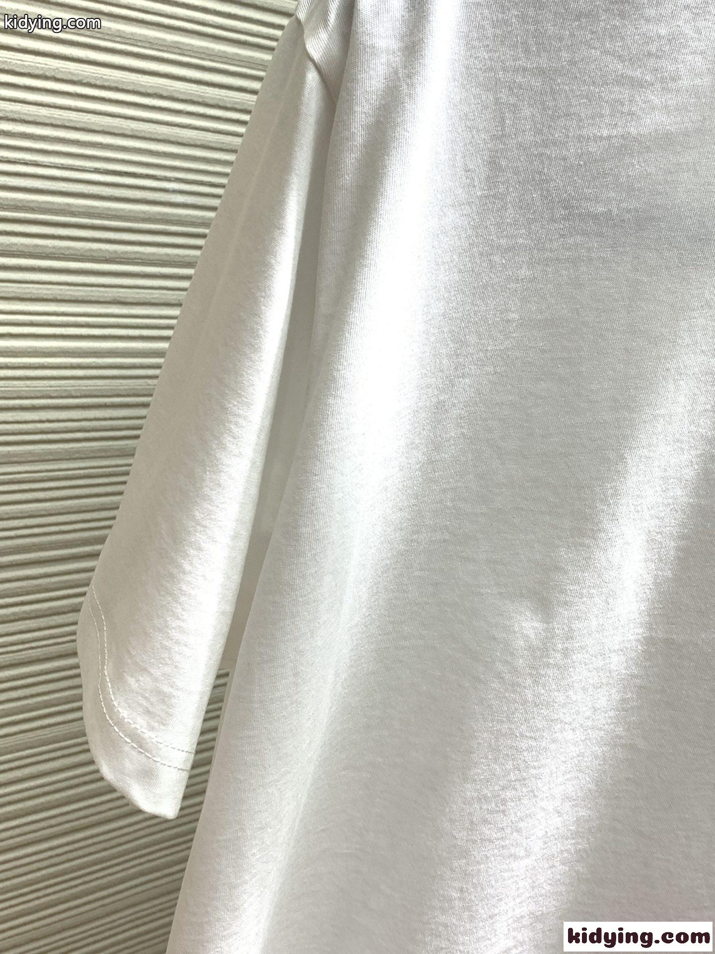 シンプル DGメタリックロゴ コットン 半袖 ドルチェ&ガッバーナ Tシャツ コピー ホワイト-3