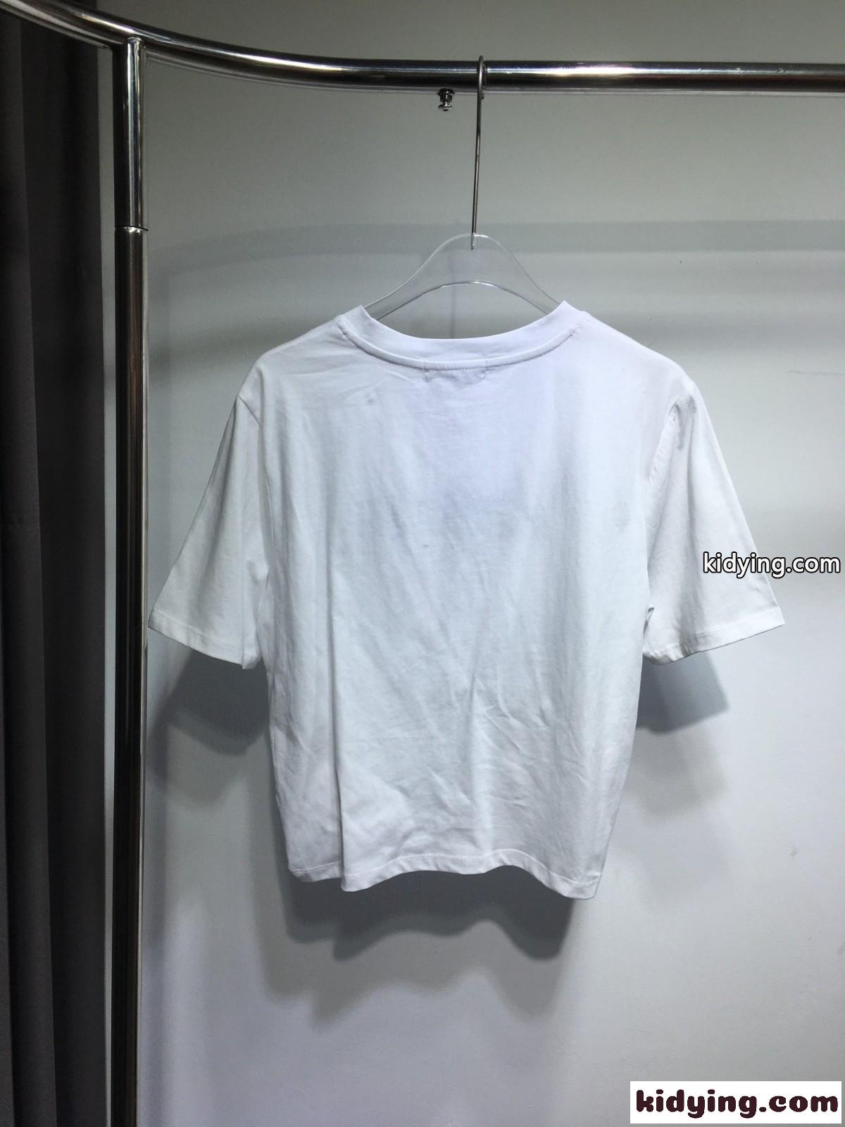 セーフティー ピン ロゴ 半袖Tシャツ ヴェルサーチェ Tシャツ コピー ホワイト-1