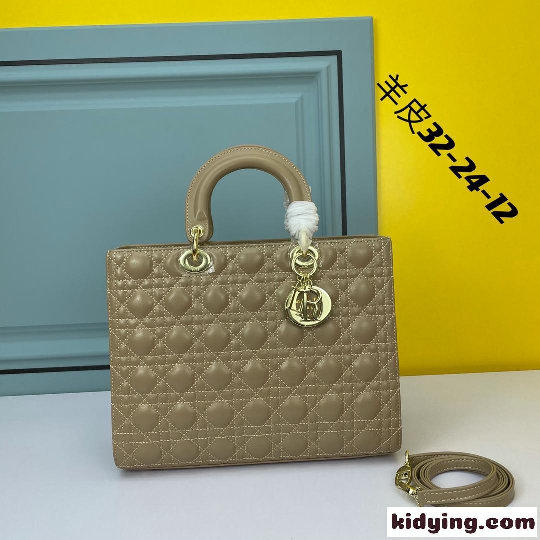 LADY DIOR クリスチャン・ディオール スーパーコピー ラムスキン ラージバッグ-2