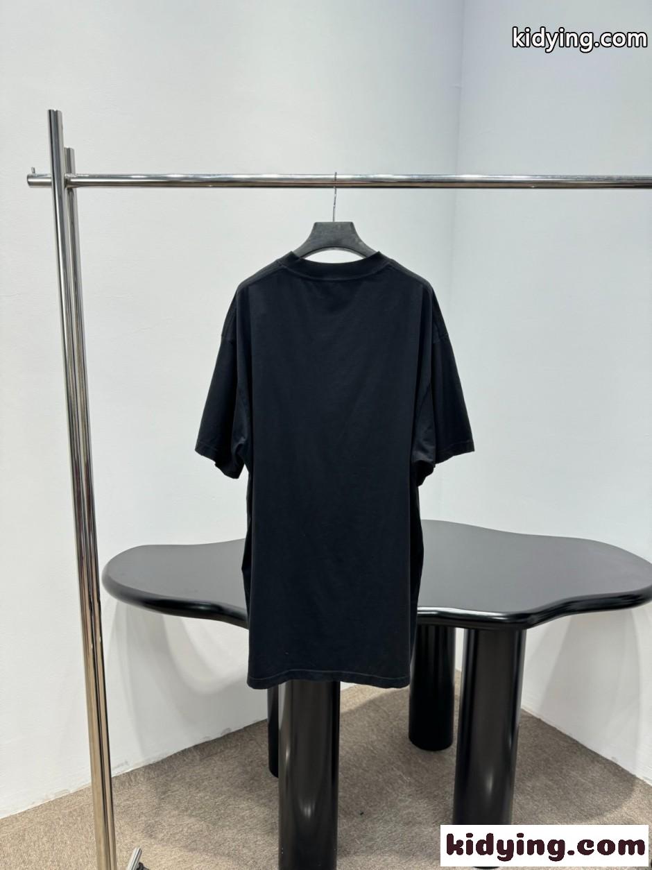 ユニセックス 半袖Tシャツ バレンシアガ Tシャツ コピー オーバーサイズ-1