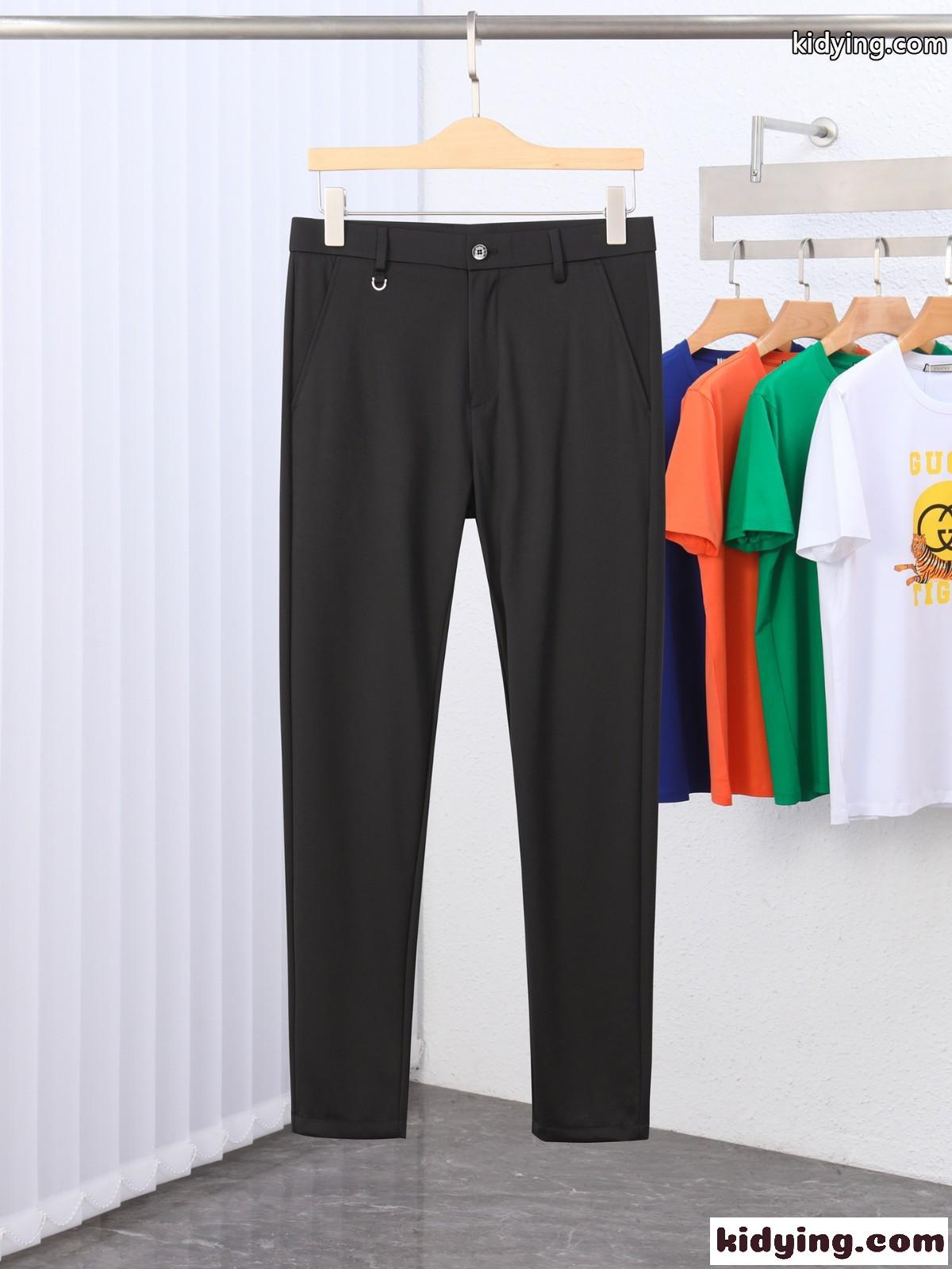 クラシック 上品 高級感 ビジネス カジュアル ケンゾー スラックス コピー おしゃれ 快適-1