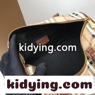 B家の古典的な中古Vintage 工場の皮材 バーバリー バッグ 革 コピー イタリアから輸入された-1