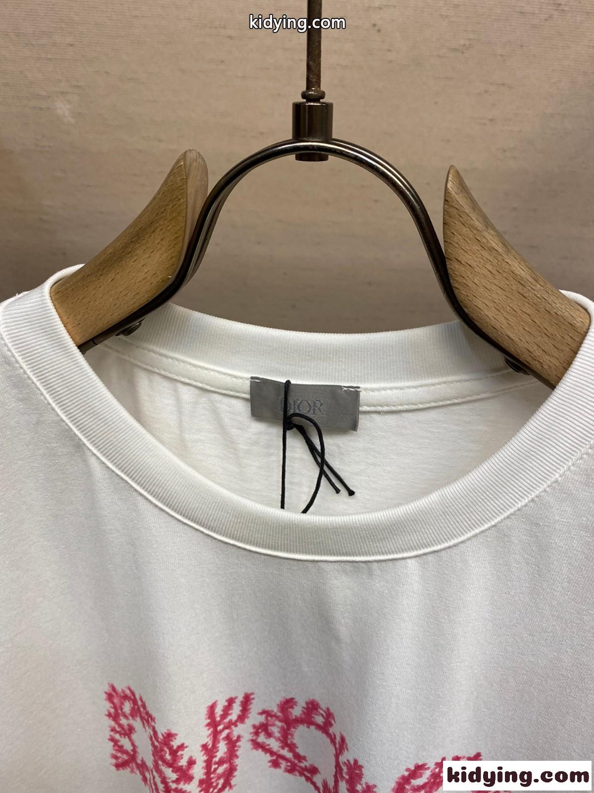 ロゴ入り クリスチャン・ディオール 半袖Tシャツ コピー クルーネック-2