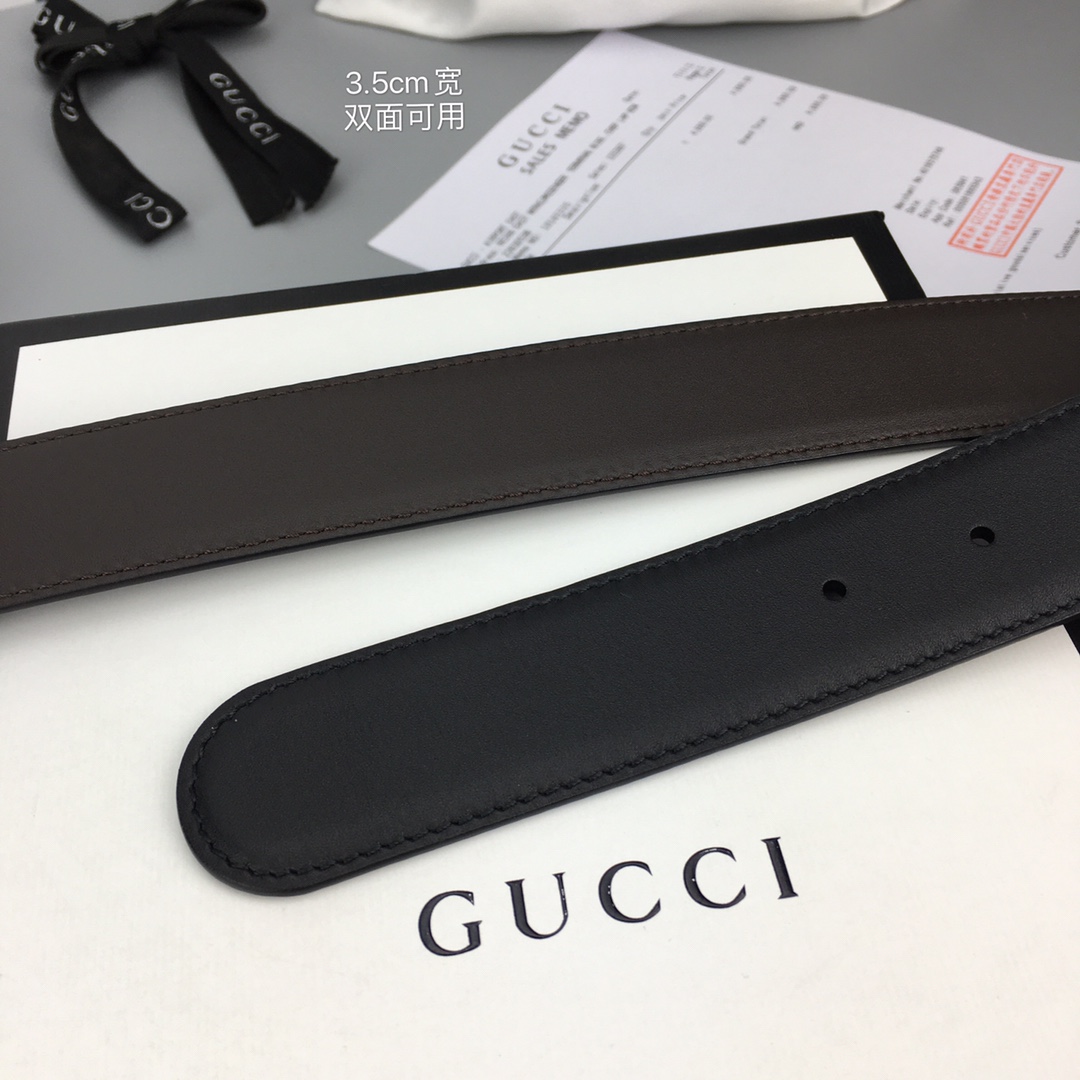 グッチ ベルト スーパーコピー リバーシブル ベルト スクエアG バックル-2