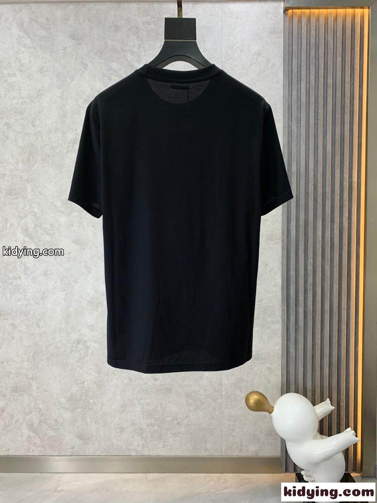 クリスチャン・ディオール Tシャツ コピー おしゃれ シンプル クルーネック 半袖 トップス-1