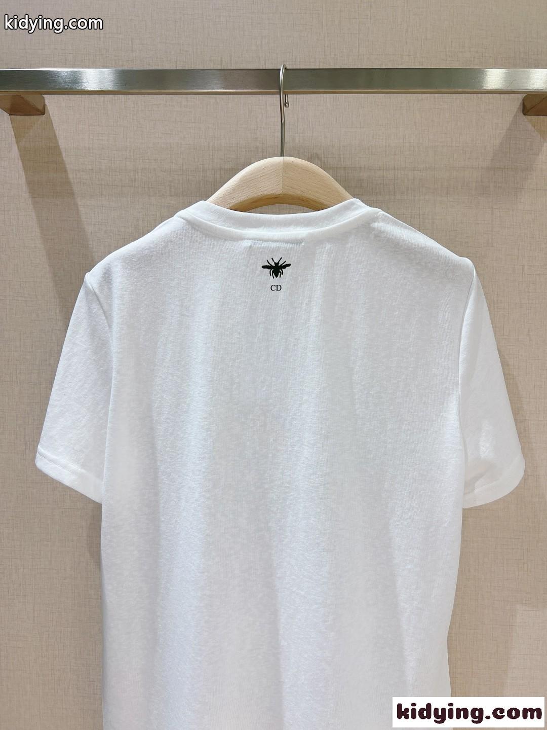 クリスチャン・ディオール Tシャツ コピー カジュアル クルーネック 半袖Tシャツ-3