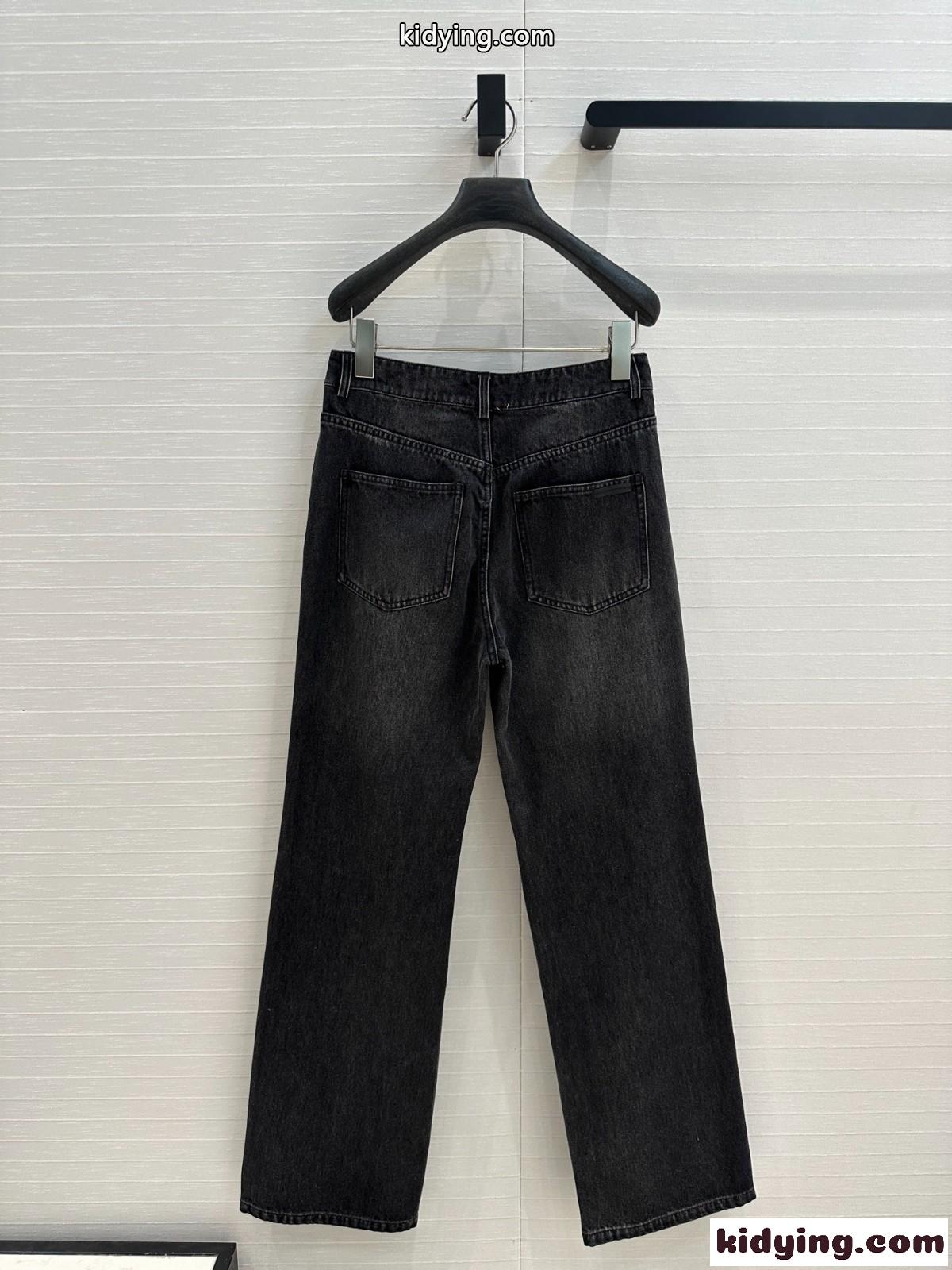 定番 合わせやすい デニムパンツ アレキサンダーワング ジーンズ コピー ブラック-3