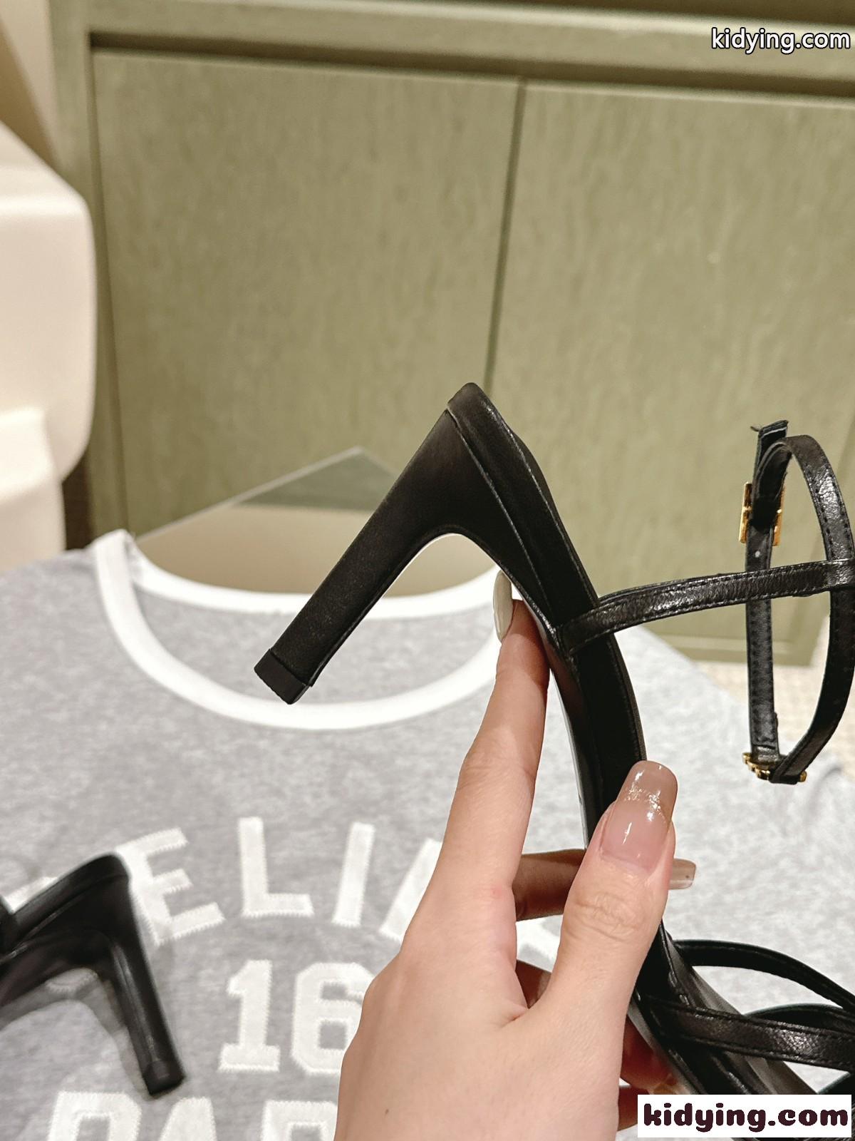 CELINE ソワール サンダル セリーヌ サンダル コピー ハイヒール ブラック-4