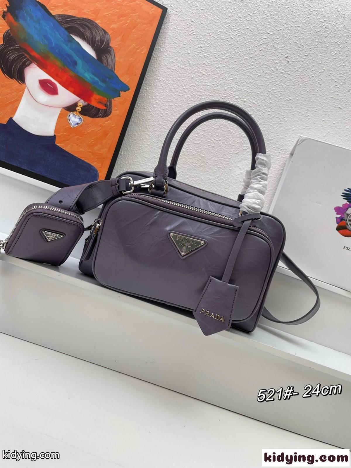プラダ バッグ コピー ナッパアンティーク ミニポケット トップハンドルバッグ-0