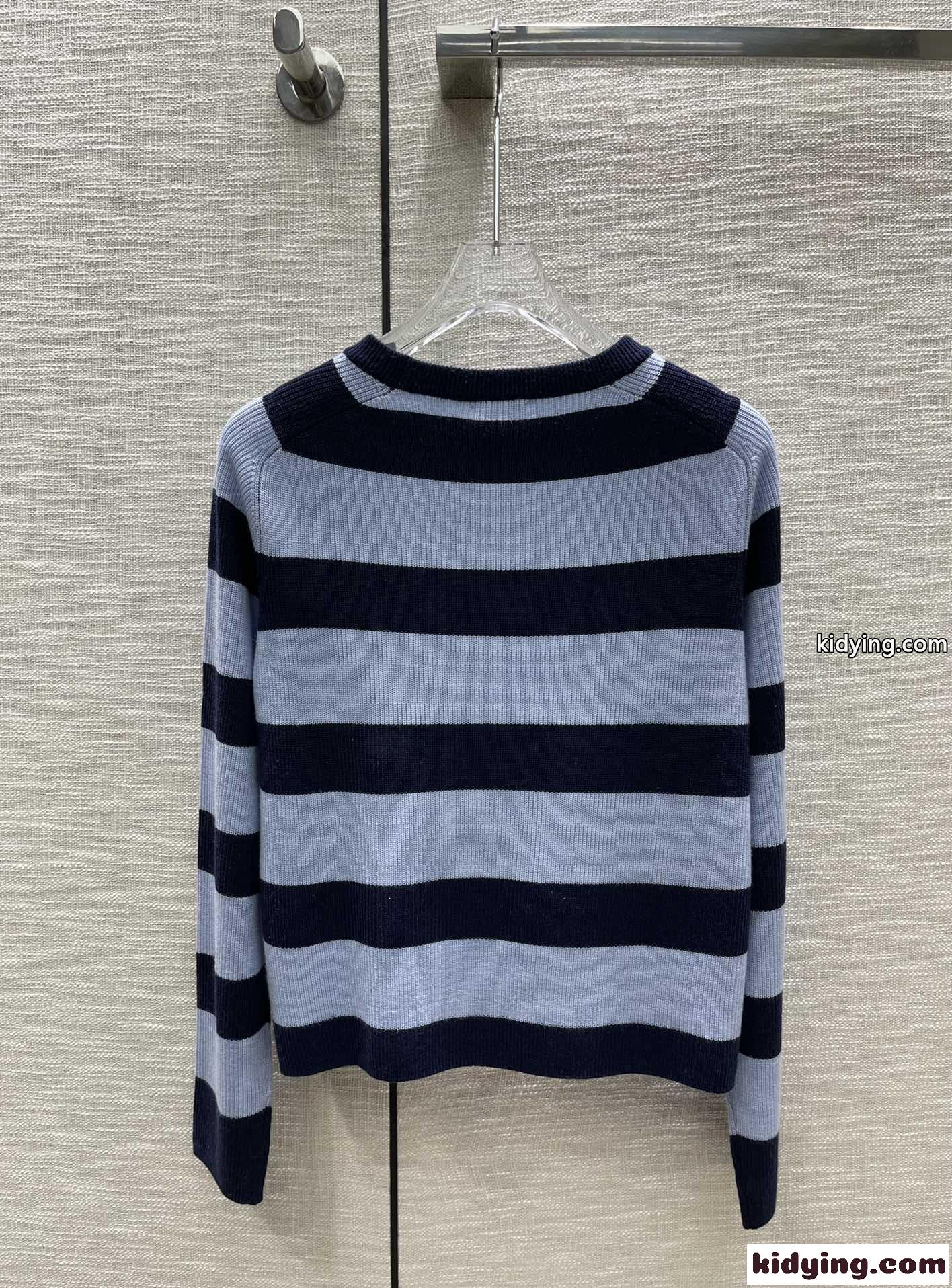 新作入荷~定番 おしゃれ ストライプ ニット ケンゾー セーター コピー ユニセックス-2