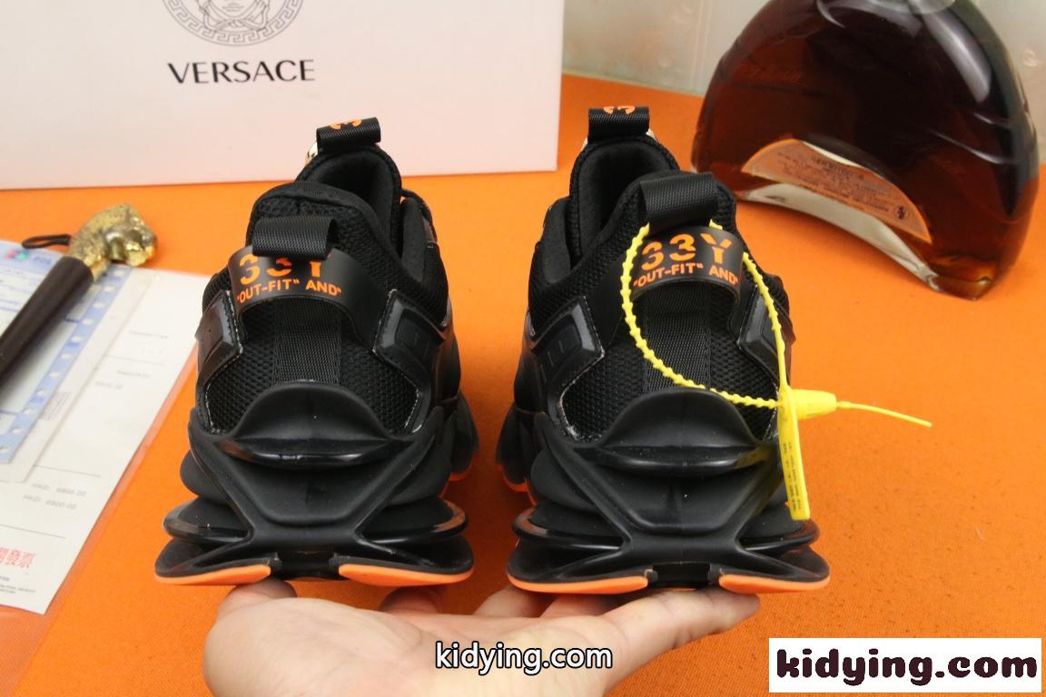 通気性抜群 コンフォート クッション性 メンズ かっこいい ヴェルサーチェ スニーカー コピー スポーツジューズ-3