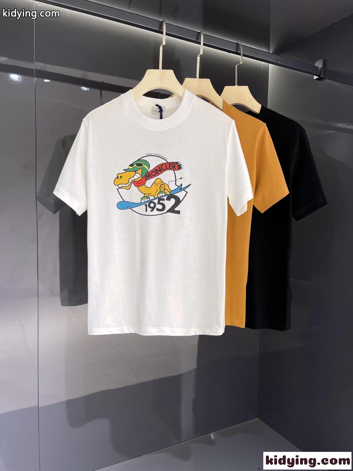 人気 モンクレール tシャツ コピー プリント 可愛い 春夏 クルーネック 半袖 トップス 着心地いい-0