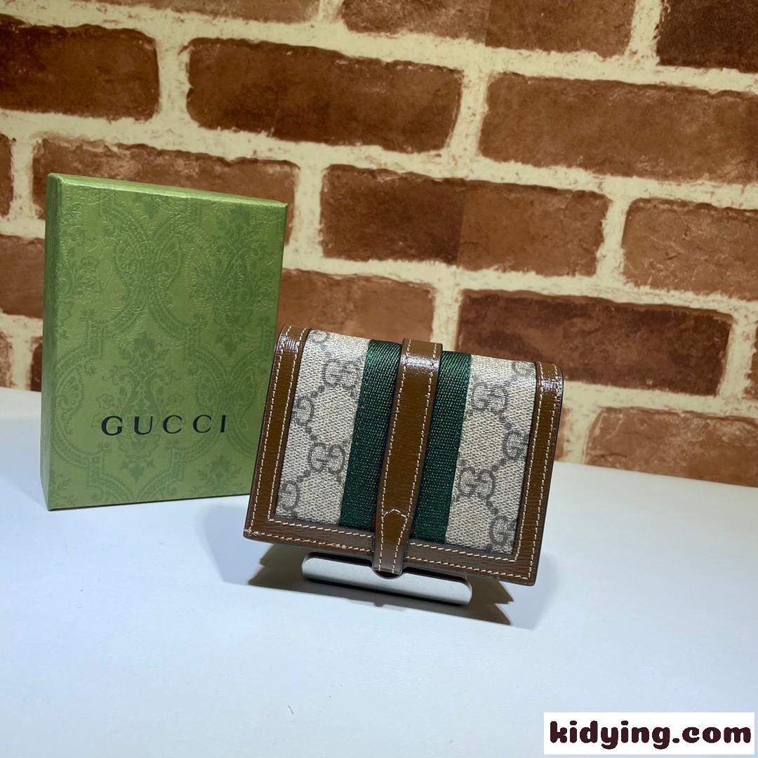 ジャッキー 1961 カードケース ウォレット グッチ 財布 コピー コイン＆紙幣入れ付き キャンバス-1