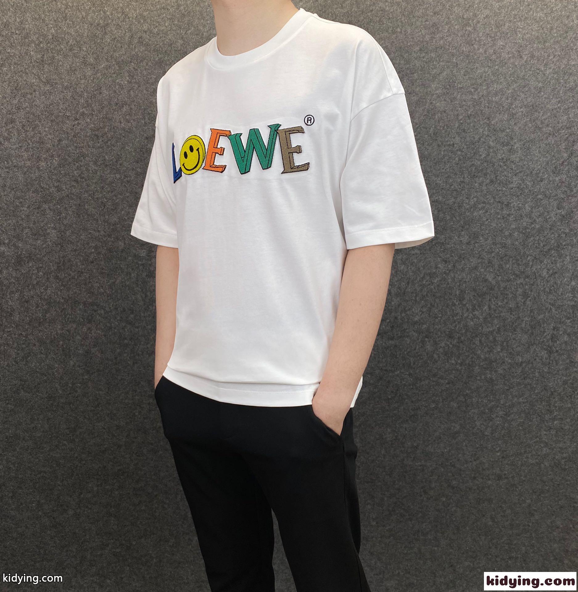 ゆったり 人気 合わせやすい ラウンドネック ロエベ tシャツ コピー メンズ 半袖 春夏 新作 カジュアル おしゃれ-3