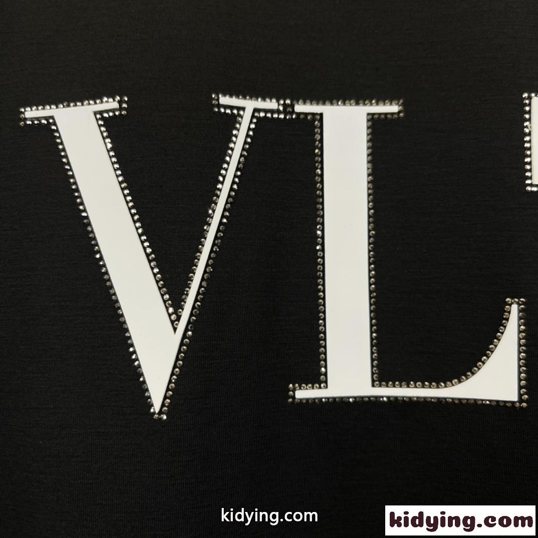 3色あり クルーネック VLTN 柔らかい ヴァレンティノ Tシャツ コピー 着心地いい 春夏 半袖 トップス-5