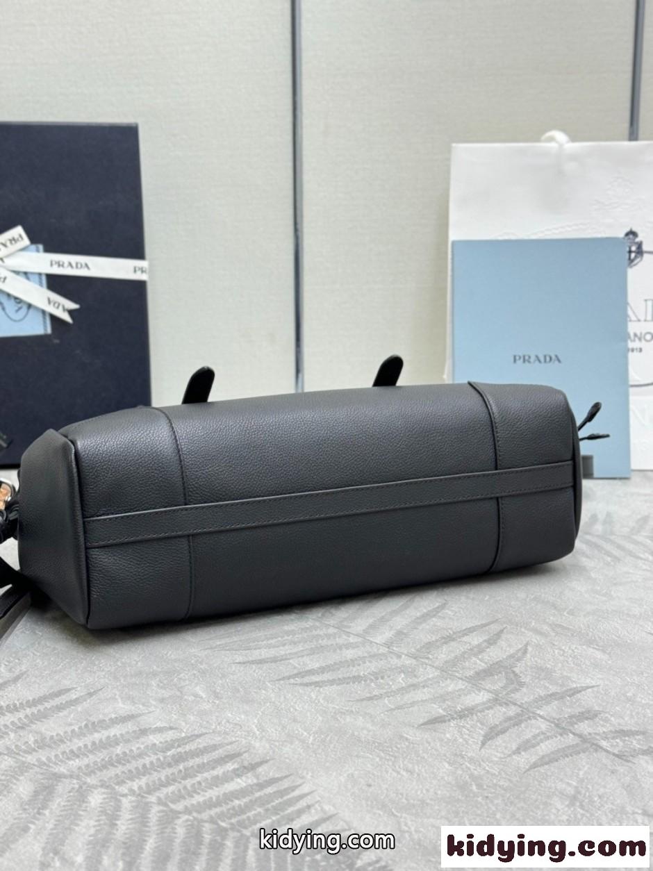 定番 レザー ハンドバッグ 1BG628 プラダ バッグ スーパーコピー ブラック-3