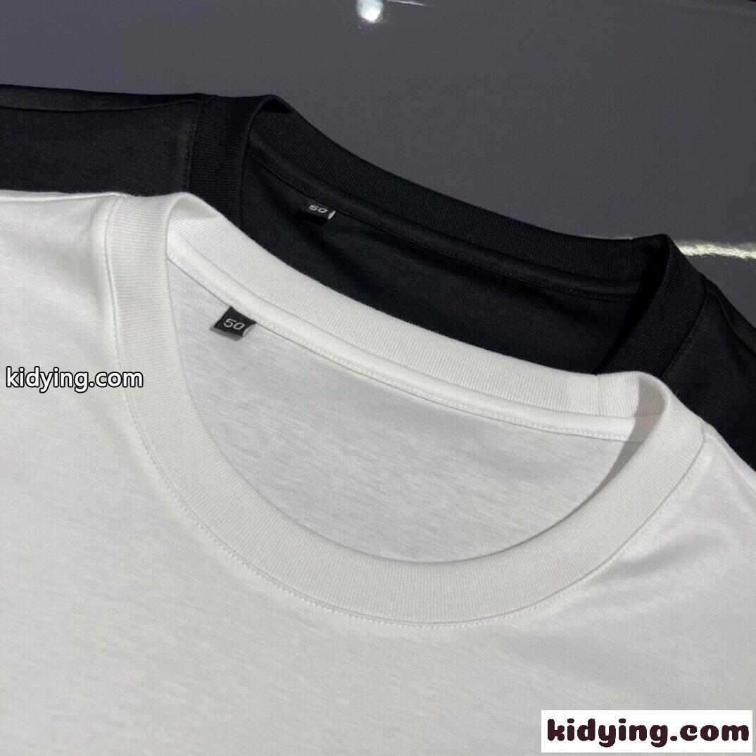 定番 ロゴ おしゃれ 着心地いい サルヴァトーレ・フェラガモ 半袖tシャツ コピー クルーネック トップス-3