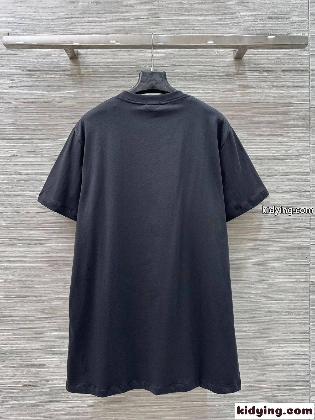 人気新作 Dior Heritage Tシャツ クリスチャン・ディオール Tシャツ 偽物 ブラック-5
