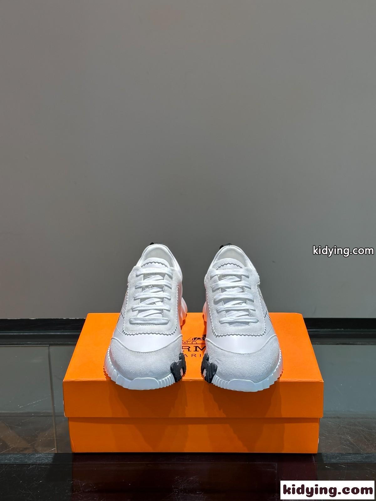 大人気 HERMES バウンシング スニーカー エルメス スニーカー コピー ホワイト-1