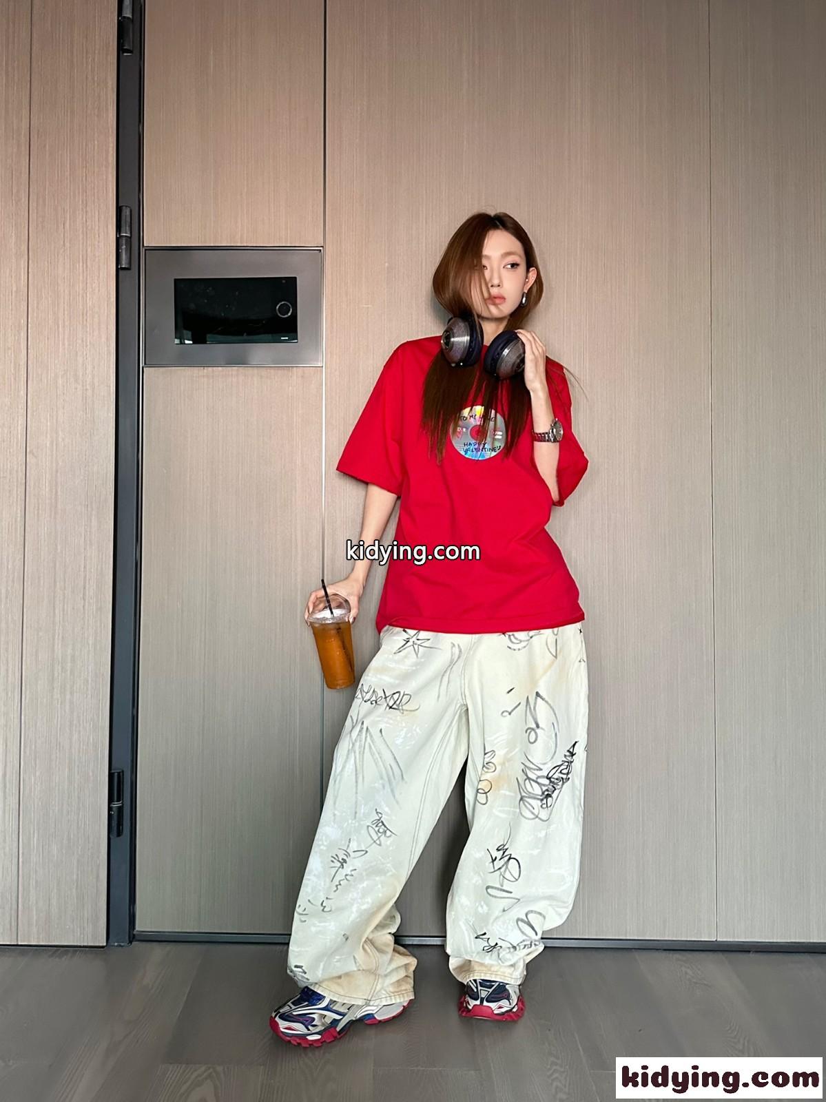 TO MY LOVE Tシャツ バレンシアガ Tシャツ コピー ユニセックス レッド-4