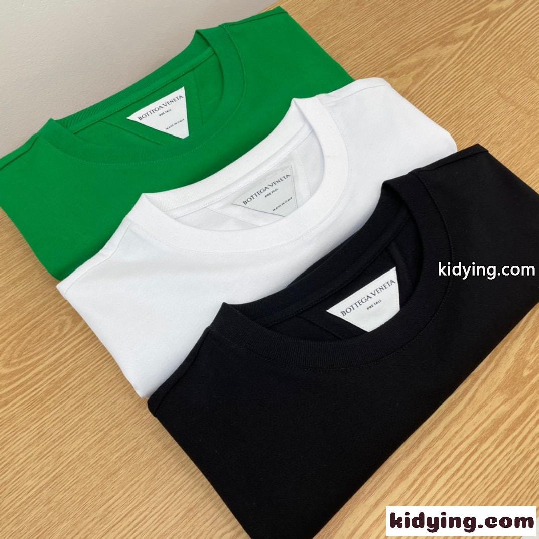 シンプル 無地 ビッグシルエット 3色あり ユニセックス ボッテガヴェネタ tシャツ コピー 体型カバー トップス-4