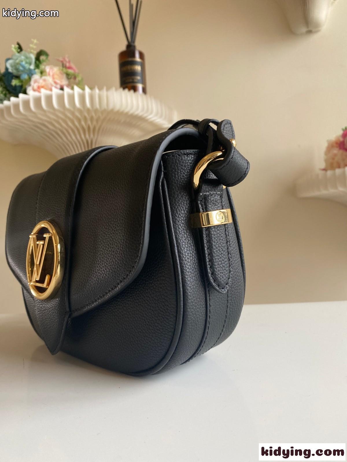M58967 LV ポンヌフ・ソフト MM ルイ・ヴィトン バッグ コピー ショルダーバッグ ブラック-1