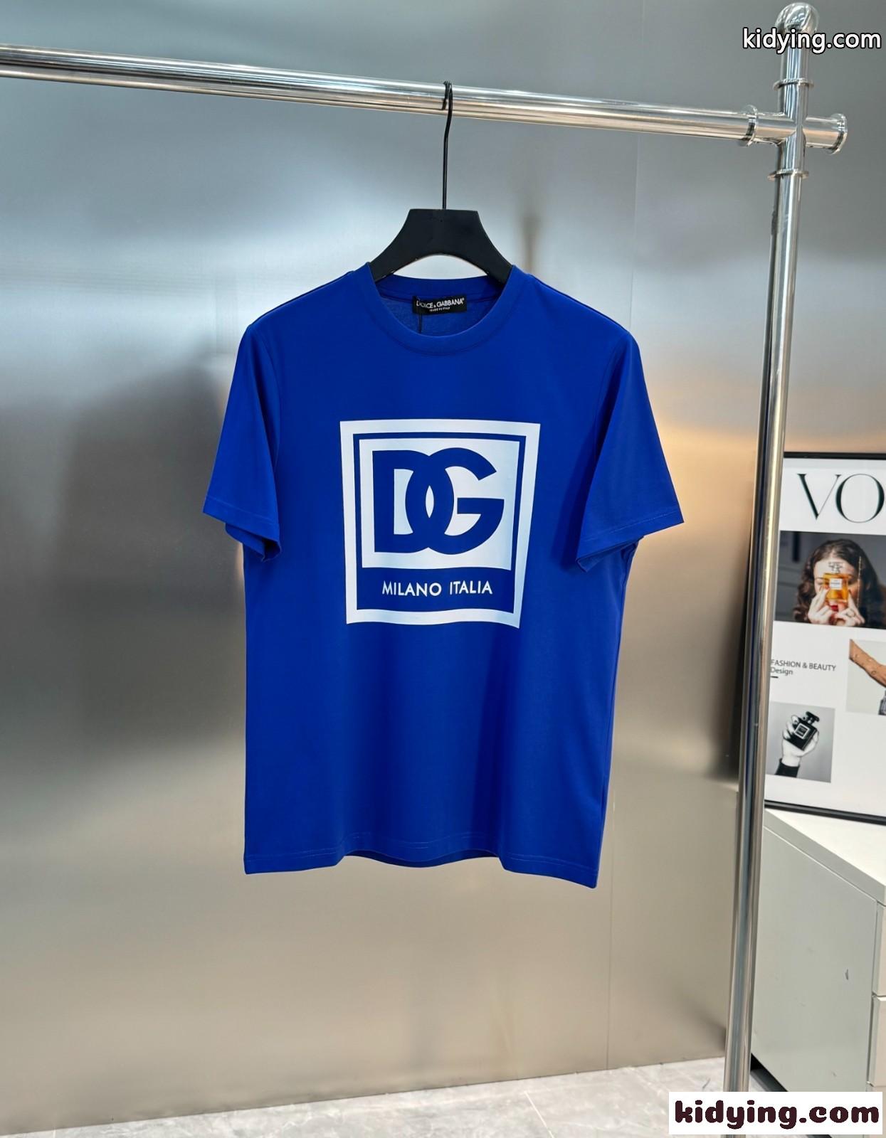 ドルチェ&ガッバーナ Tシャツ コピー 定番 カジュアル プリント クルーネック 半袖Tシャツ-0