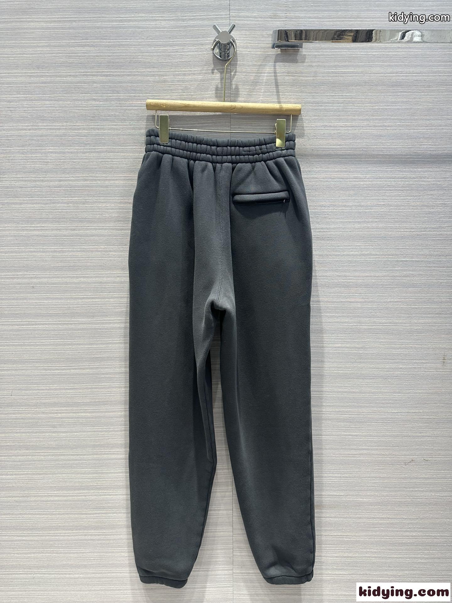 パフロゴ スウェットパンツ アレキサンダーワング パンツ コピー グレー-4