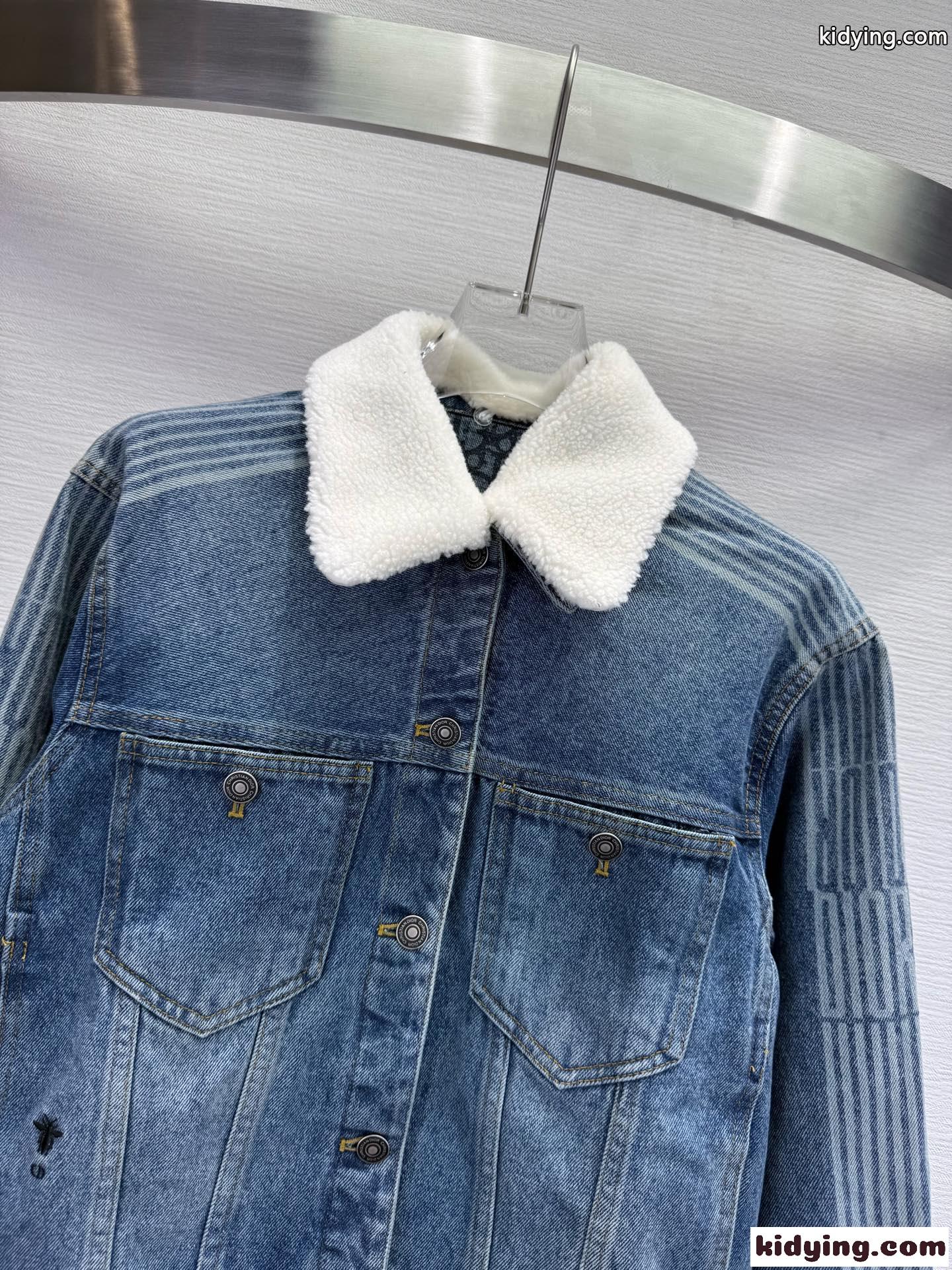 DiorAlps オーバーサイズ デニムジャケット クリスチャン・ディオール ジャケット コピー ブルー-1