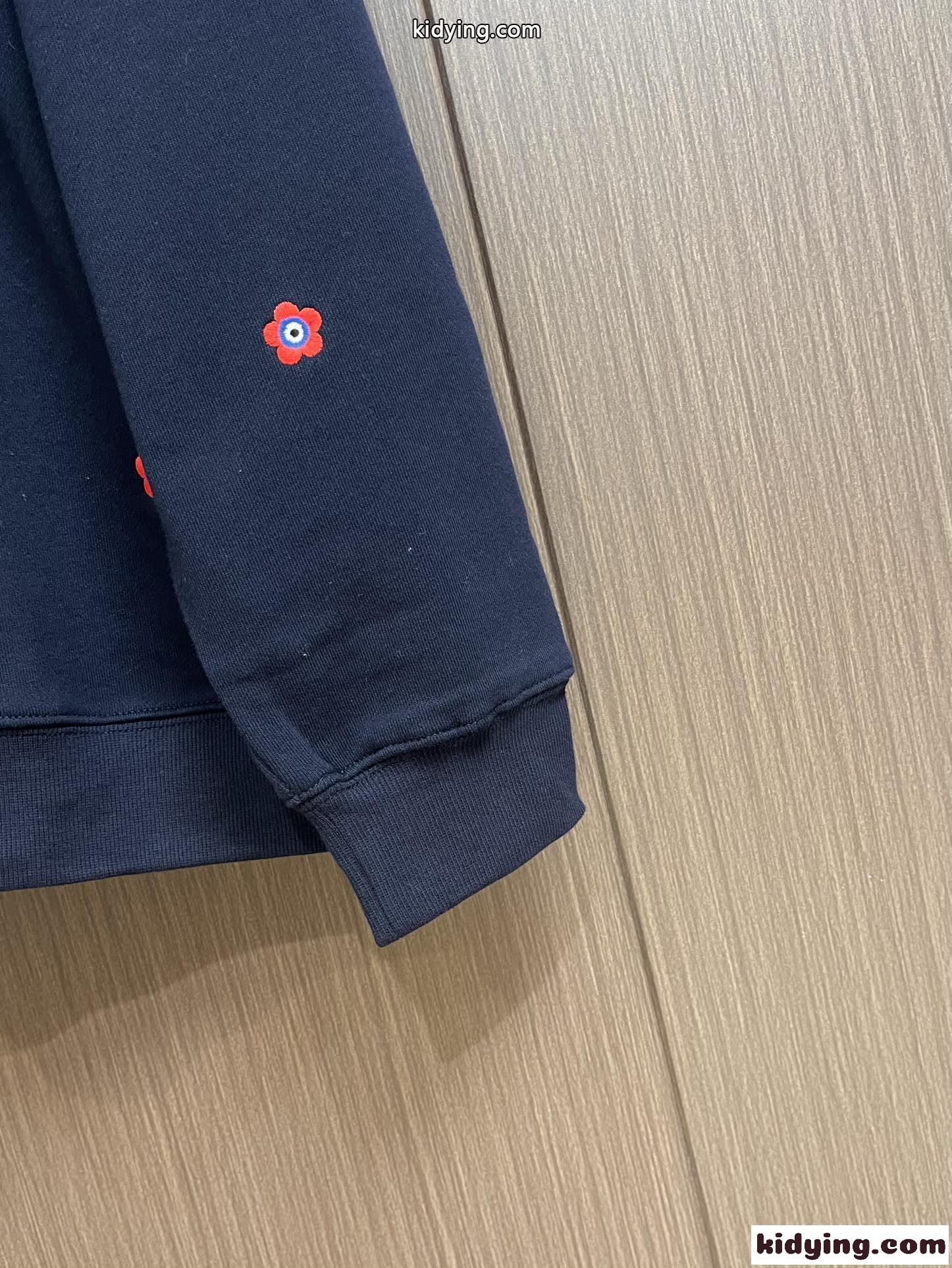 KENZO TARGET エンブロイダリー スウェット ケンゾー パーカー コピー 長袖-3