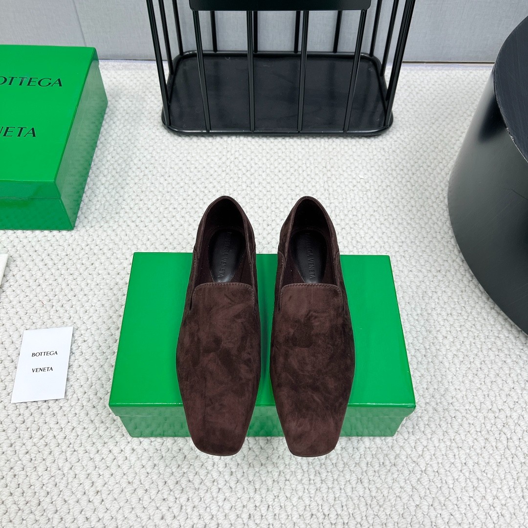 シンプル 上品 ボッテガ・ヴェネタ アダーモ スリッパ スーパーコピー フラットシューズ ダークブラウン-0