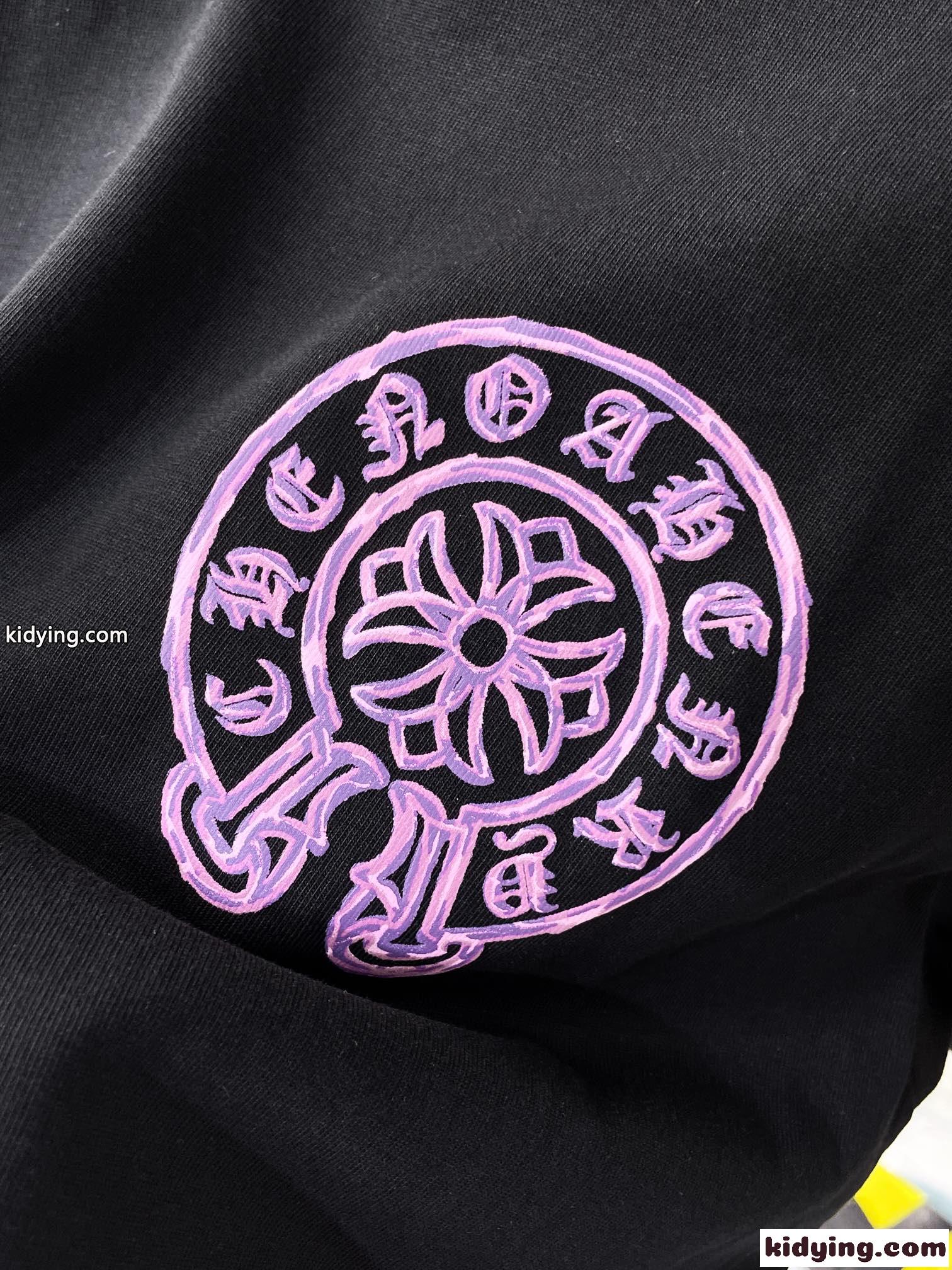 メンズ 着心地いい シンプル 着回し クロムハーツ Tシャツ コピー コットン 半袖Tシャツ-4
