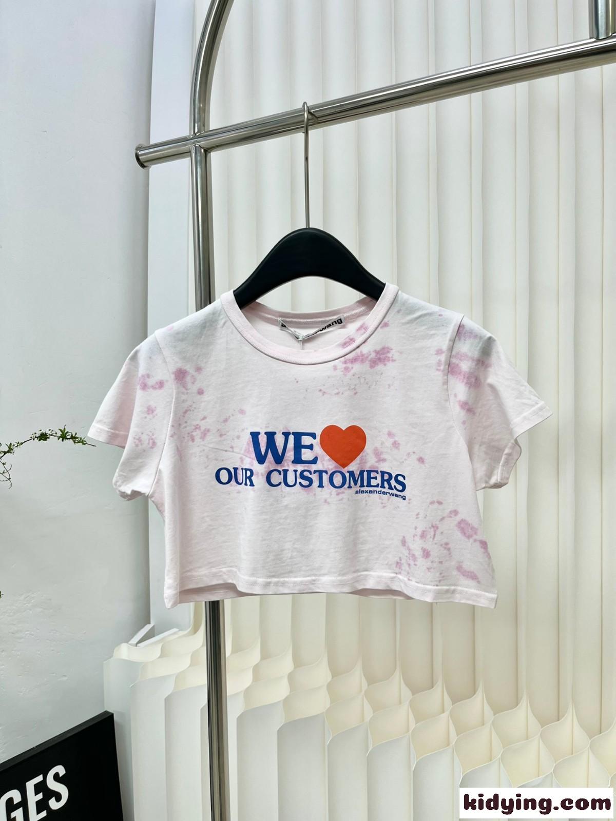 love our customers クロップド tシャツ アレキサンダーワング tシャツ コピー-0