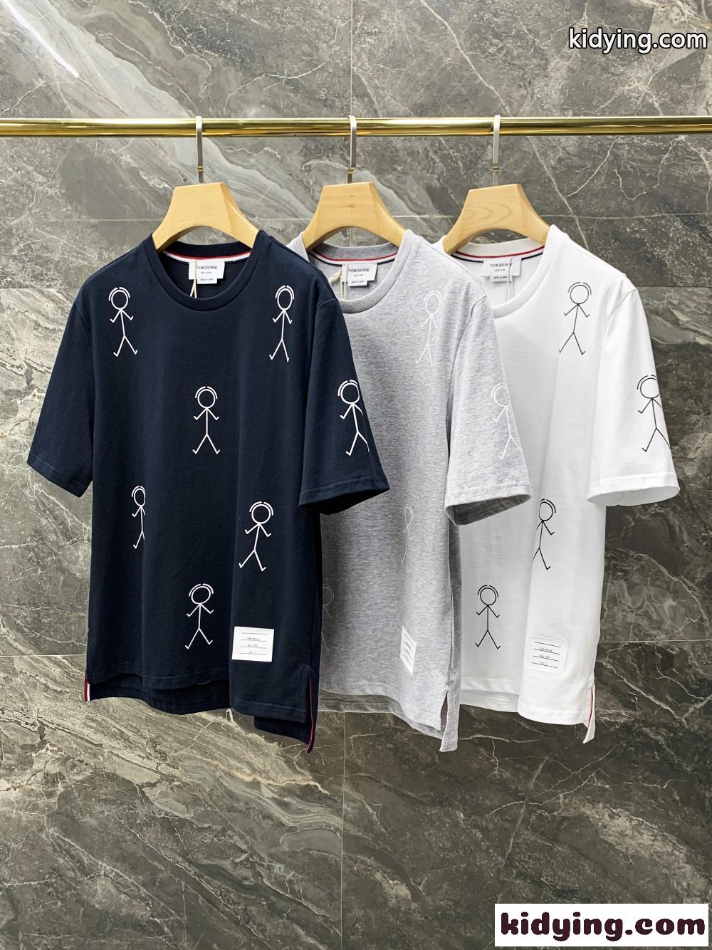 男女兼用 アイコン プリント クルーネック ドムブラウン tシャツ コピー 半袖 コットン-0