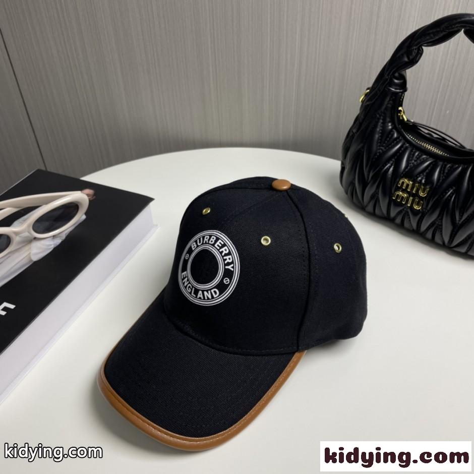 合わせやすい 定番 バーバリー キャップ 偽物 ロゴ ベースボールキャップ-3