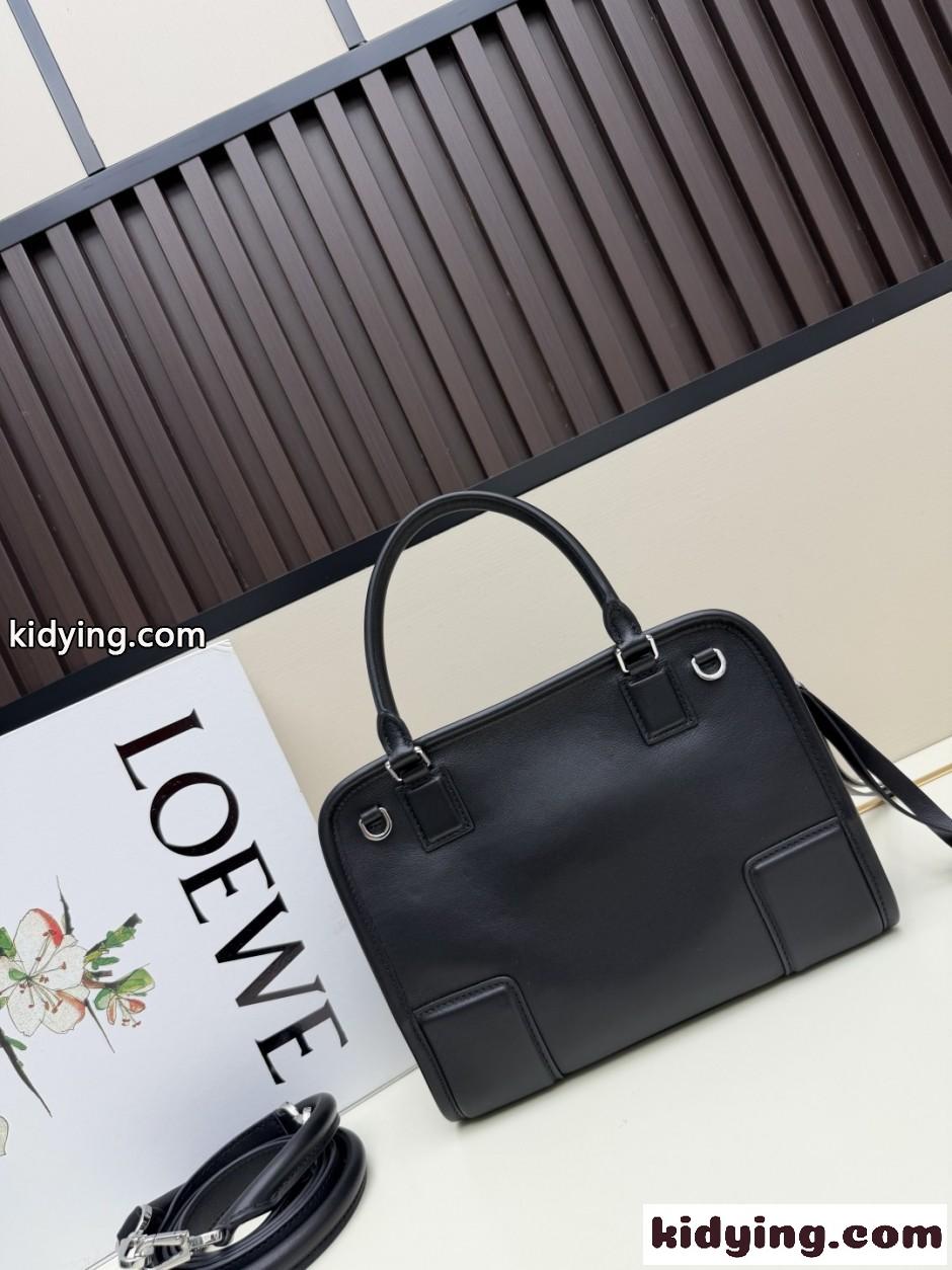 人気 LOEWE アマソナ180バッグ スモール ロエベ スーパーコピー ブラック-2
