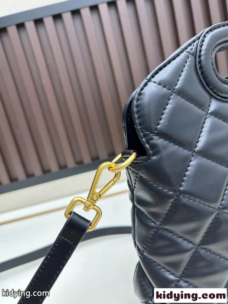 人気 エレガント YSL イヴ・サンローラン バッグ コピー ハンドバッグ ブラック-2