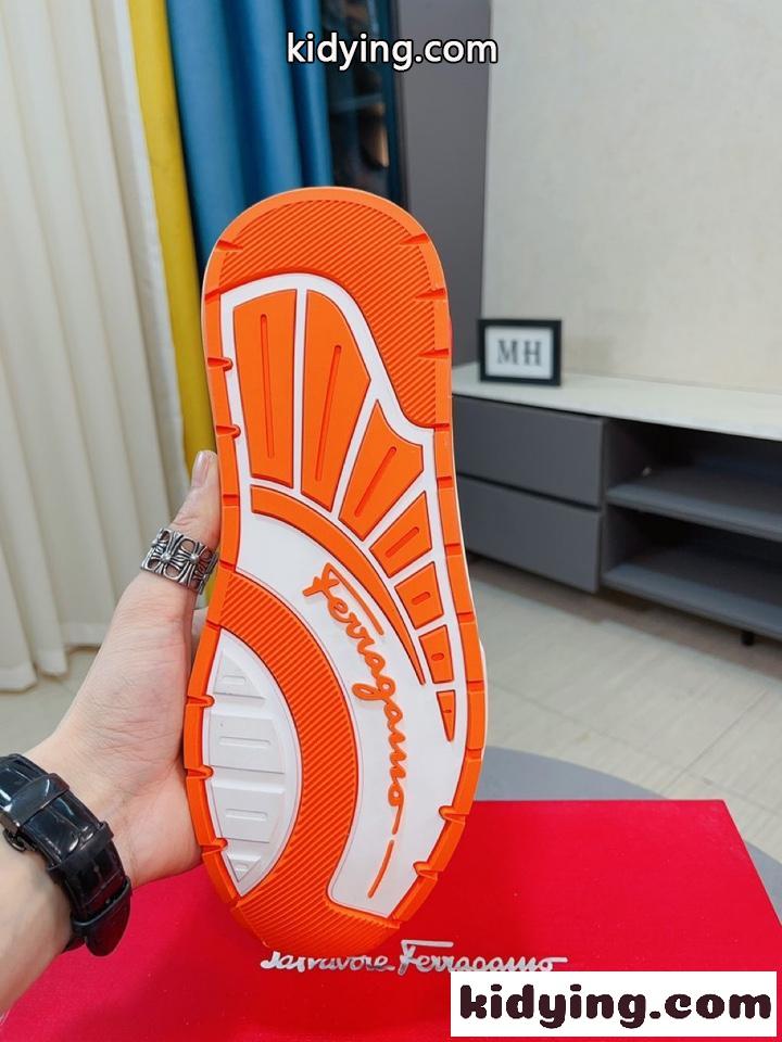快適 カジュアル サルヴァトーレ・フェラガモ スニーカー コピー メンズシューズ-3