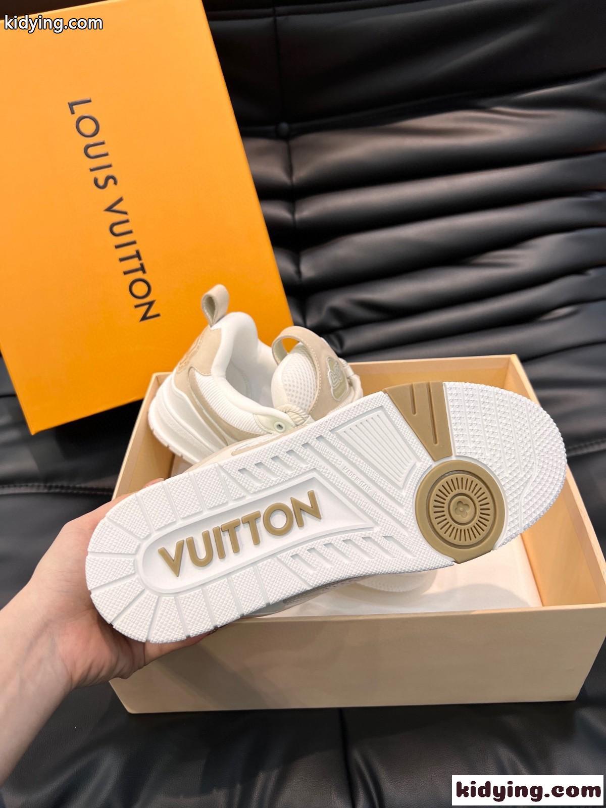 大人気 おしゃれ LV スケート・ライン スニーカー ルイヴィトン スニーカー コピー メンズ-3