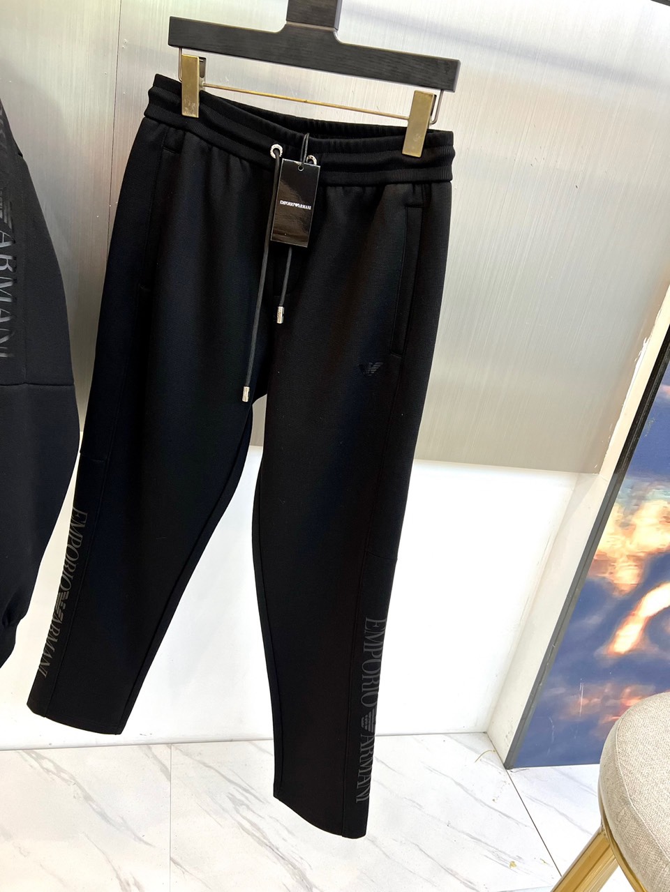 ジップパーカー×スウェットパンツ 上下セット アルマーニ セットアップ コピー-3