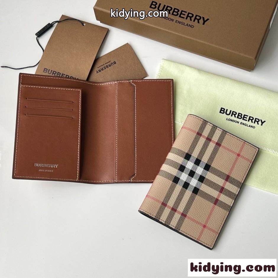 エレガント 人気 Burberry バーバリー チェック パスポートホルダー スーパーコピー-1