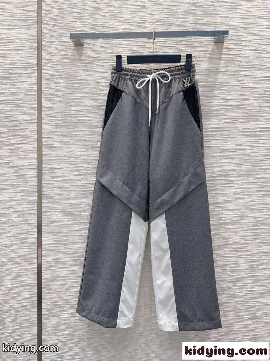 カラーブロック ジョギングパンツ ルイ・ヴィトン パンツ コピー カジュアルパンツ-0